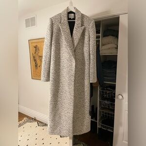 L'Academie Monochrome Textured coat